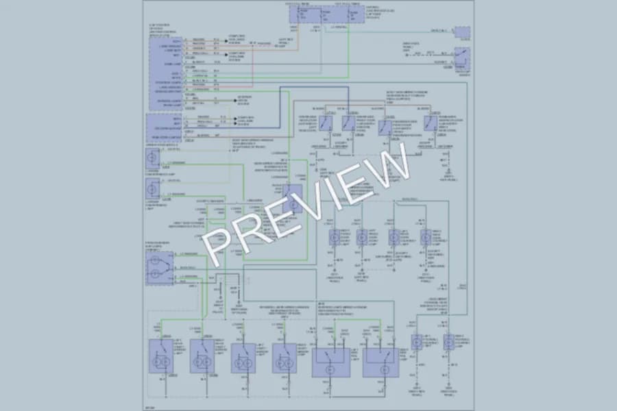 2010 Lincoln TownCar Interior Lights wiring diagram preview