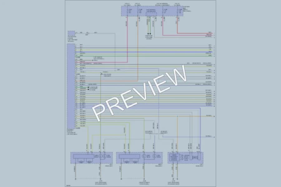 2010 MINI Cooper Headlights wiring diagram preview
