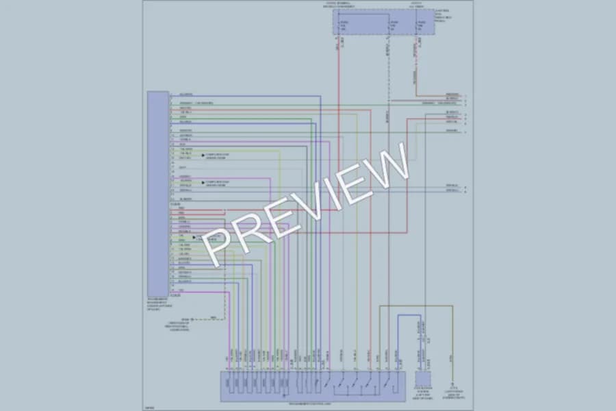 2010 MINI Cooper Transmission wiring diagram preview