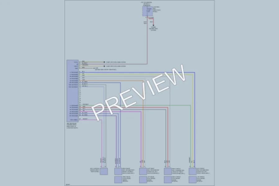 2010 MINI Cooper Warning Systems wiring diagram preview