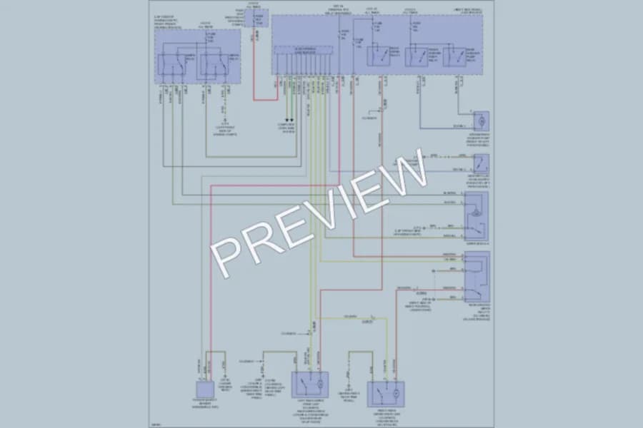 2010 MINI Cooper Wiper Washer wiring diagram preview