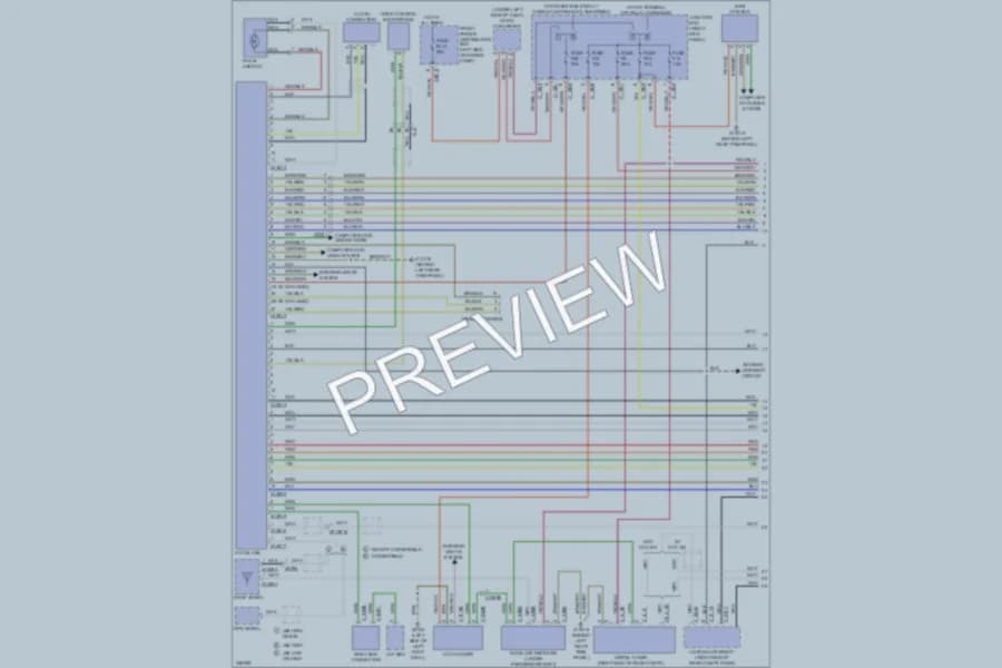 2010 MINI CooperClubman Navigation wiring diagram preview