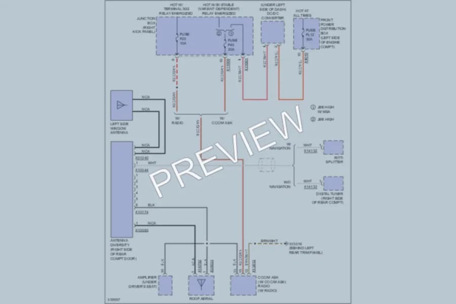 2010 MINI CooperClubman Radio wiring diagram preview