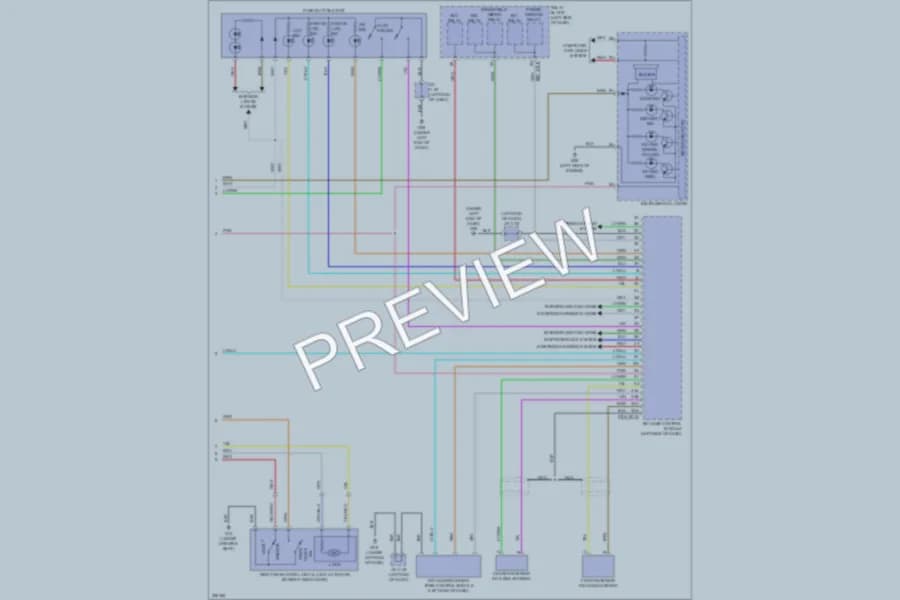 2010 Mazda 3 Anti Theft wiring diagram preview