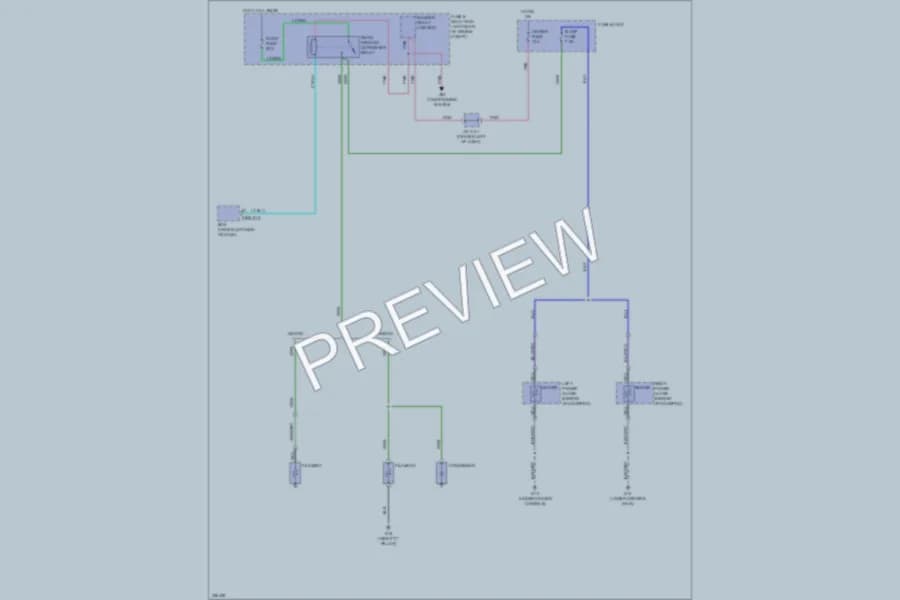 2010 Mazda 3 Defoggers wiring diagram preview