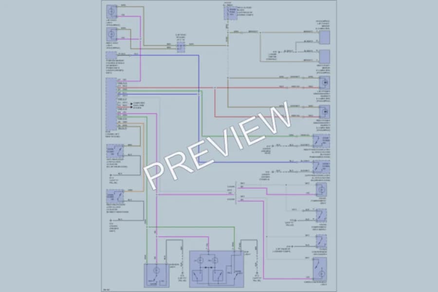 2010 Mazda 3 Interior Lights wiring diagram preview