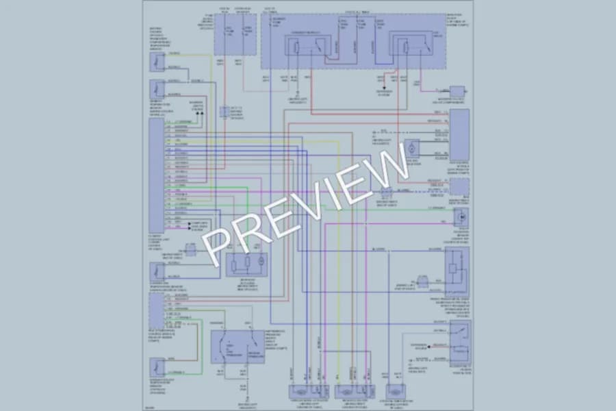 2010 Mazda 5 Air Conditioning wiring diagram preview