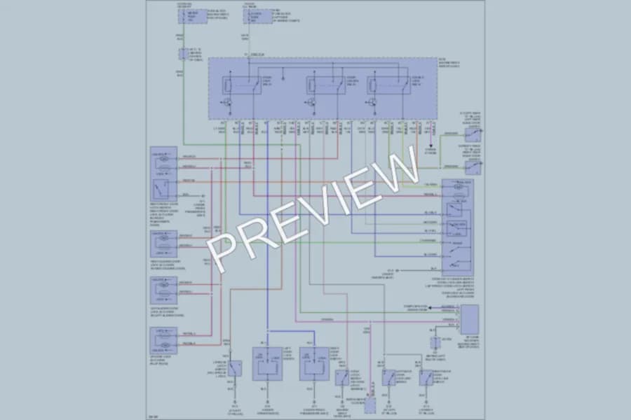 2010 Mazda 5 Anti Theft wiring diagram preview