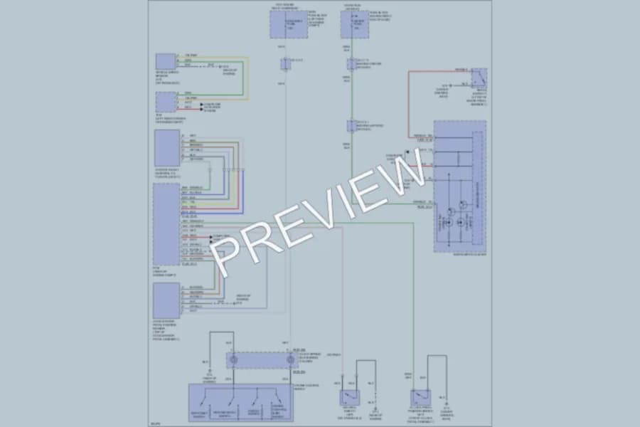 2010 Mazda 5 Cruise Control wiring diagram preview