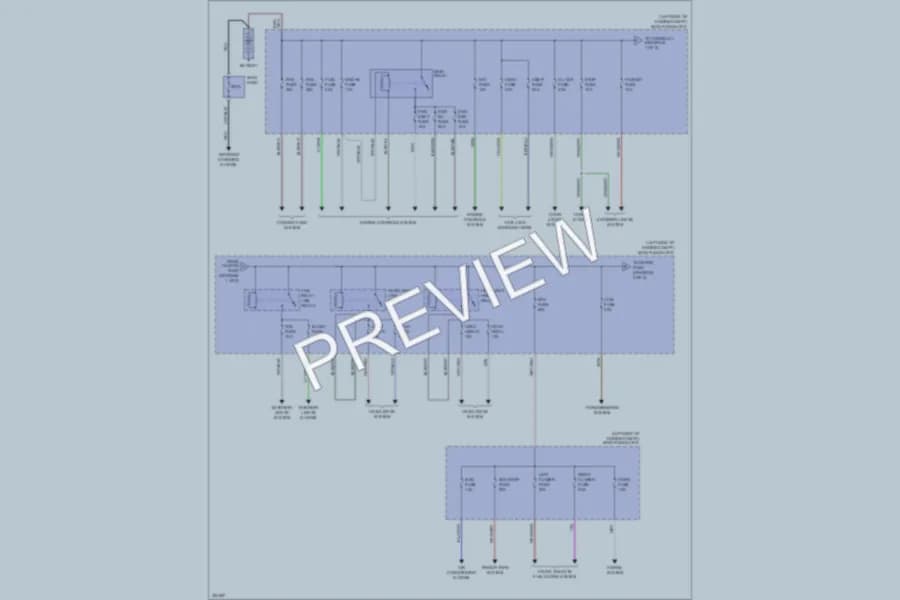 2010 Mazda 5 Power Distribution wiring diagram preview