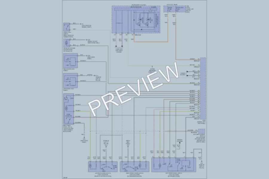 2010 Mazda 6 Anti Theft wiring diagram preview