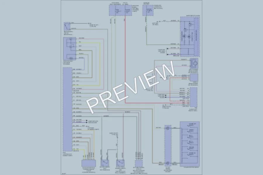 2010 Mazda 6 Cruise Control wiring diagram preview