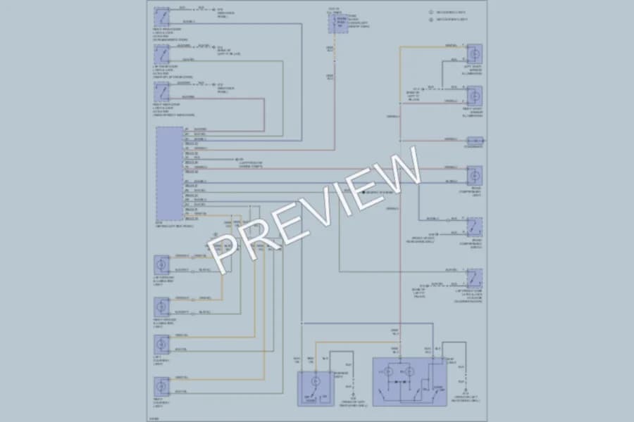 2010 Mazda 6 Interior Lights wiring diagram preview