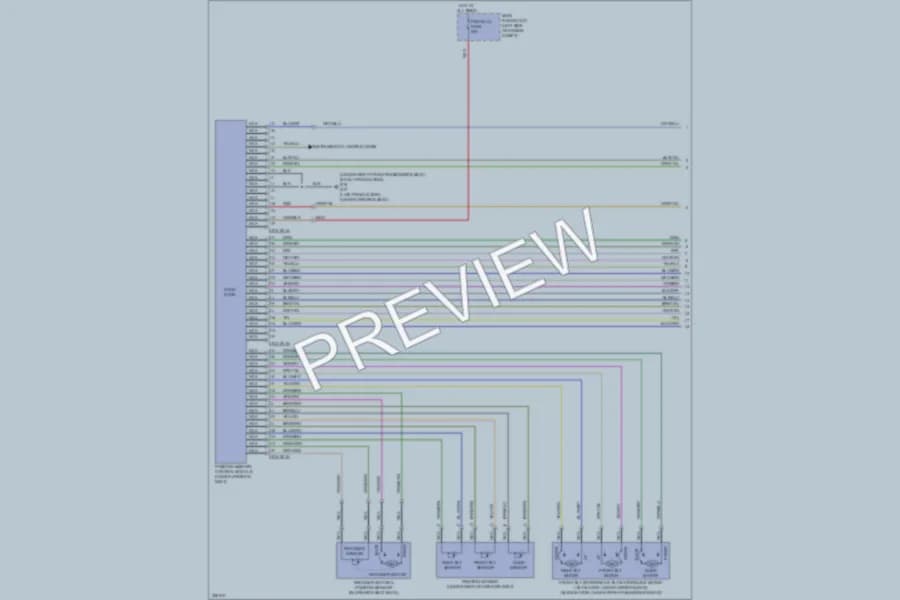 2010 Mazda 6 Memory Systems wiring diagram preview