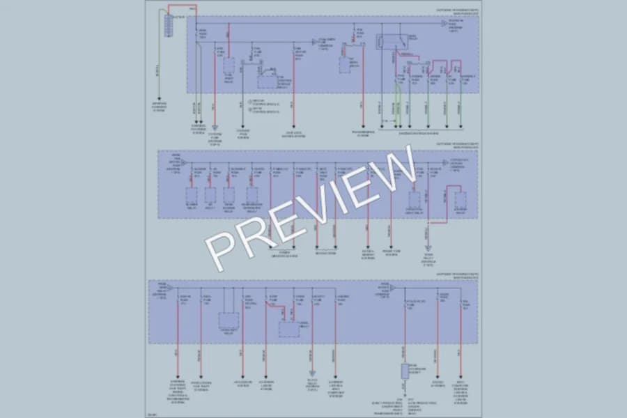 2010 Mazda 6 Power Distribution wiring diagram preview