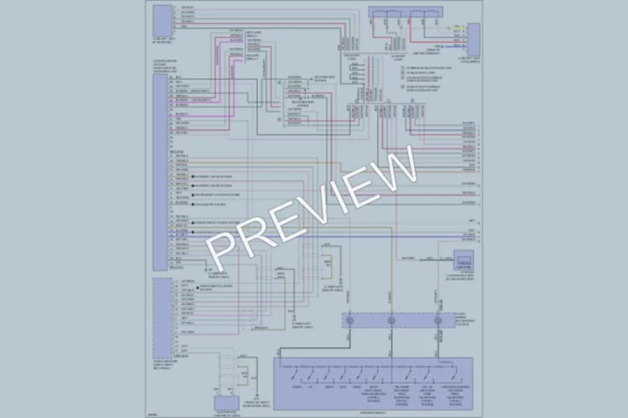 2010 Mazda 6 Radio wiring diagram preview