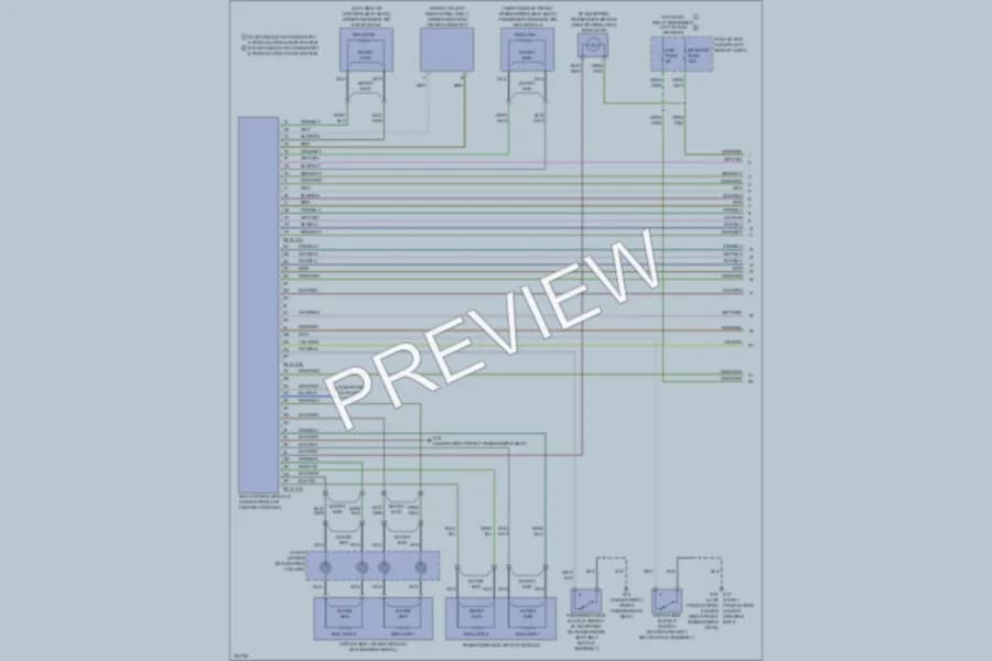 2010 Mazda 6 Supplemental Restraints wiring diagram preview