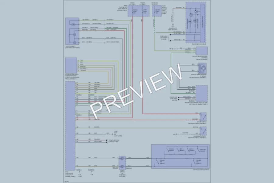 2010 Mazda CX7 Cruise Control wiring diagram preview