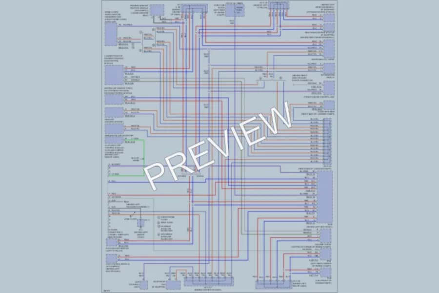 2010 Mazda CX9 Computer Data Lines wiring diagram preview