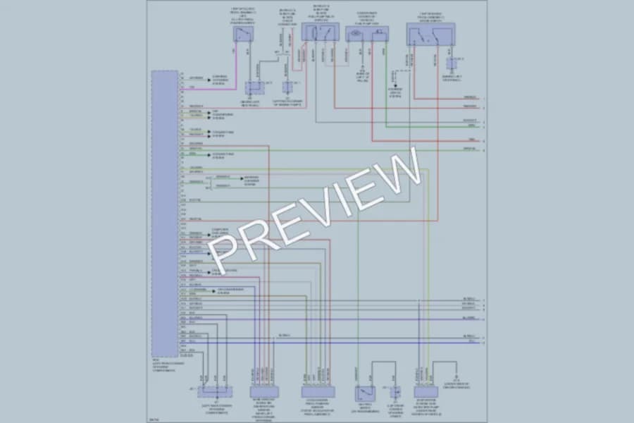 2010 Mazda MX5Miata Engine Performance wiring diagram preview