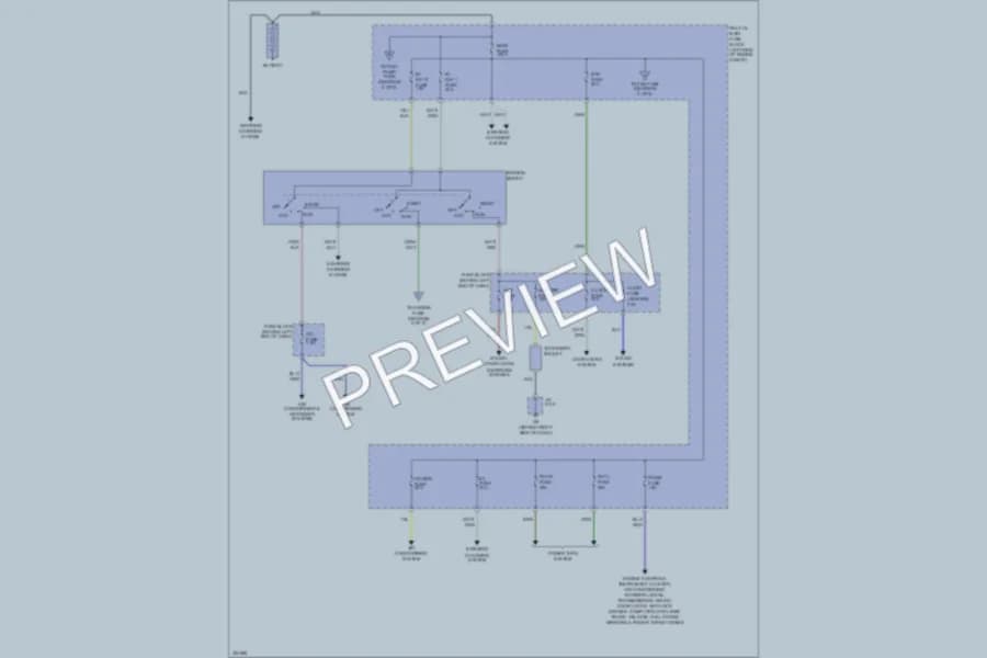 2010 Mazda MX5Miata Power Distribution wiring diagram preview