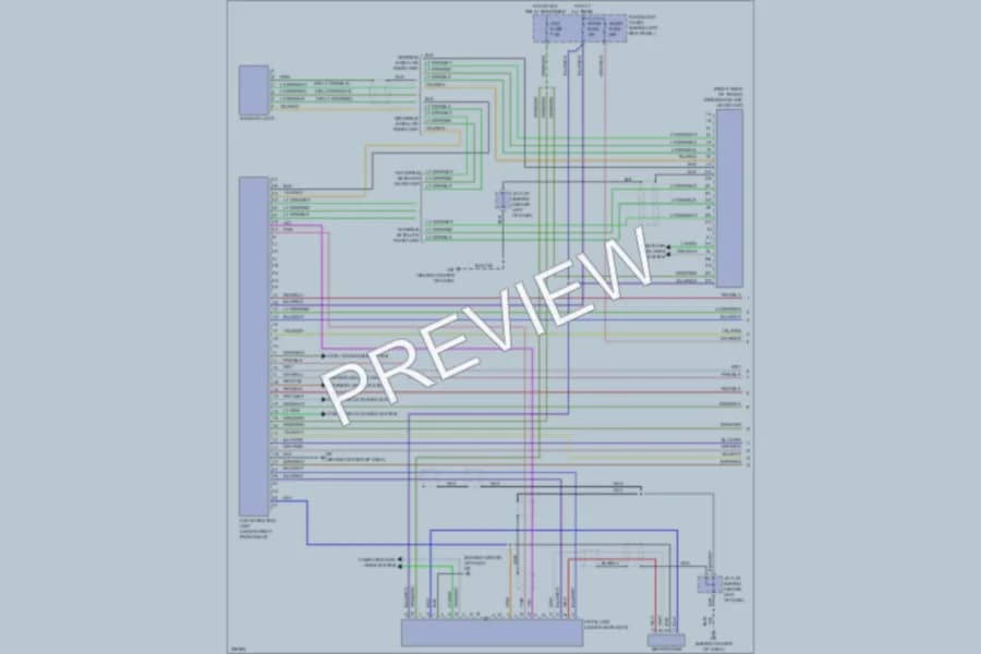 2010 Mazda RX8 Navigation wiring diagram preview