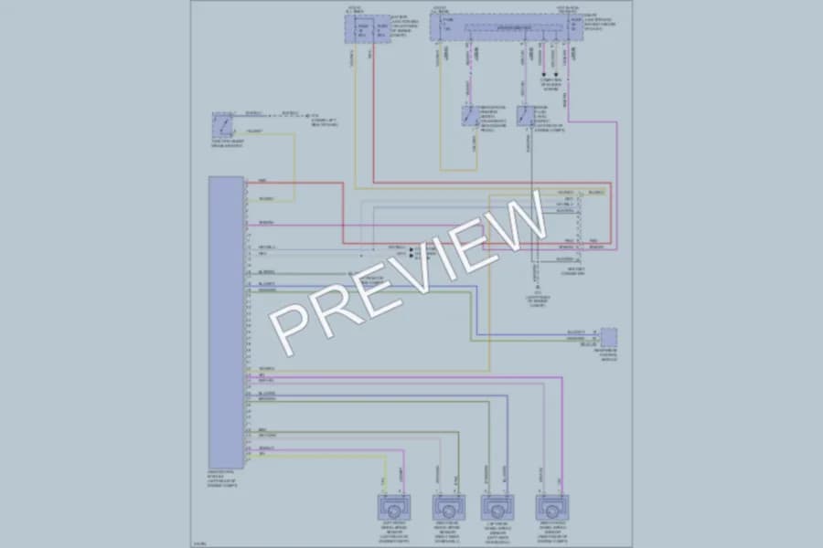 2010 Mazda Tribute Anti Lock Brakes wiring diagram preview