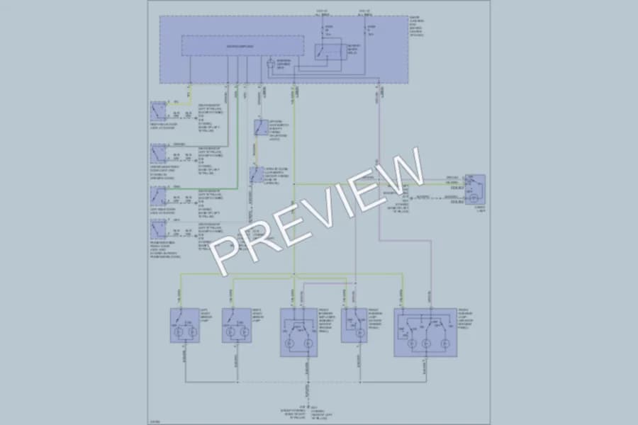 2010 Mazda Tribute Interior Lights wiring diagram preview