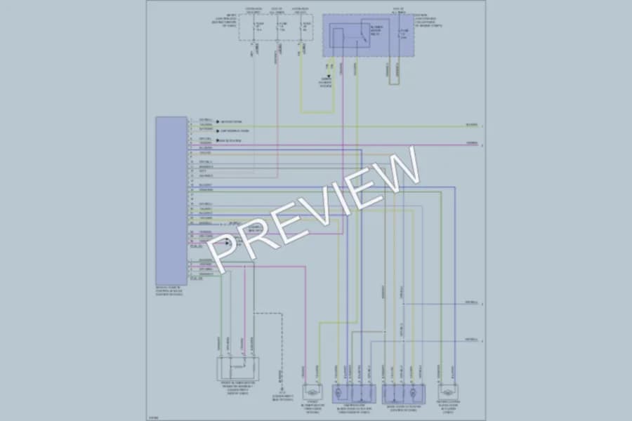 2010 Mazda TributeHybrid Air Conditioning wiring diagram preview