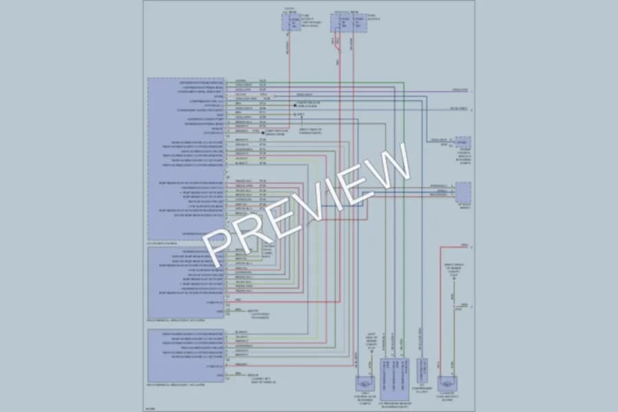 2010 MercedesBenz 3500Sprinter Air Conditioning wiring diagram preview