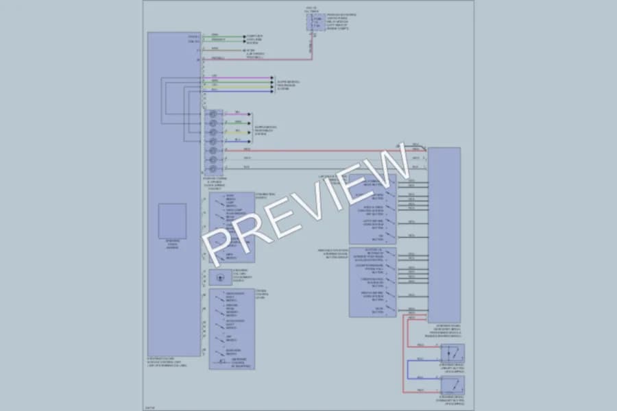 2010 MercedesBenz C300 Electronic Power Steering wiring diagram preview