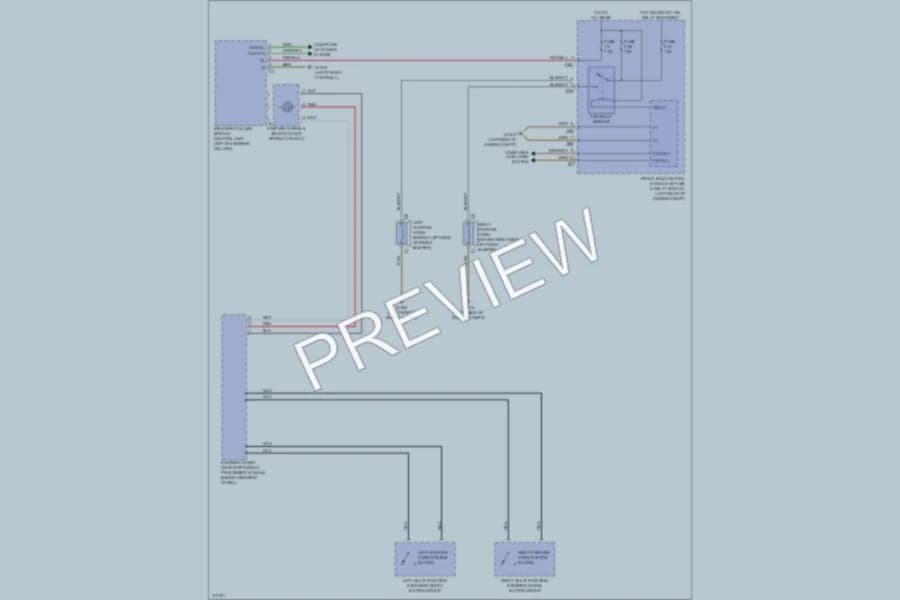 2010 MercedesBenz C300 Horn wiring diagram preview