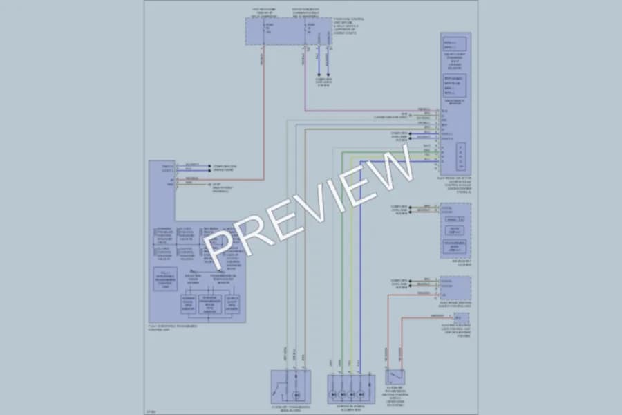 2010 MercedesBenz C300 Transmission wiring diagram preview