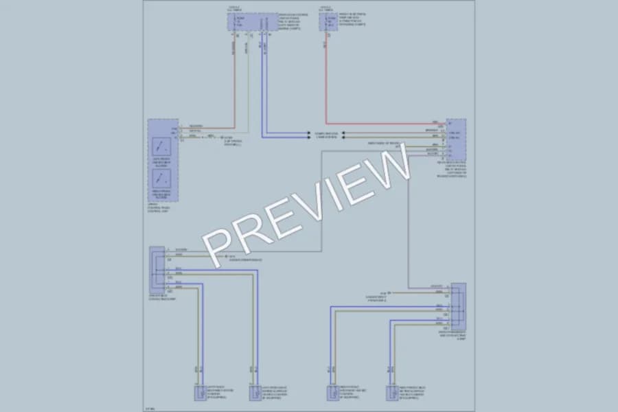 2010 MercedesBenz C350 Power Seats wiring diagram preview