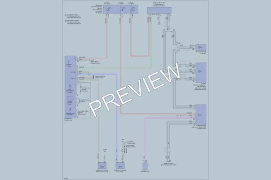 2010 MercedesBenz E350 Engine Accessories wiring diagram preview