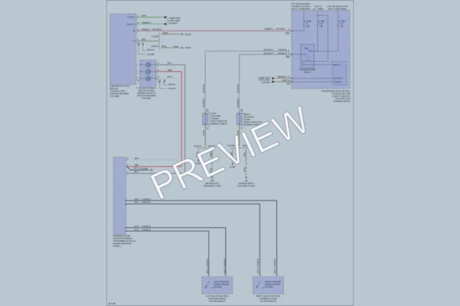 2010 MercedesBenz E350 Horn wiring diagram preview
