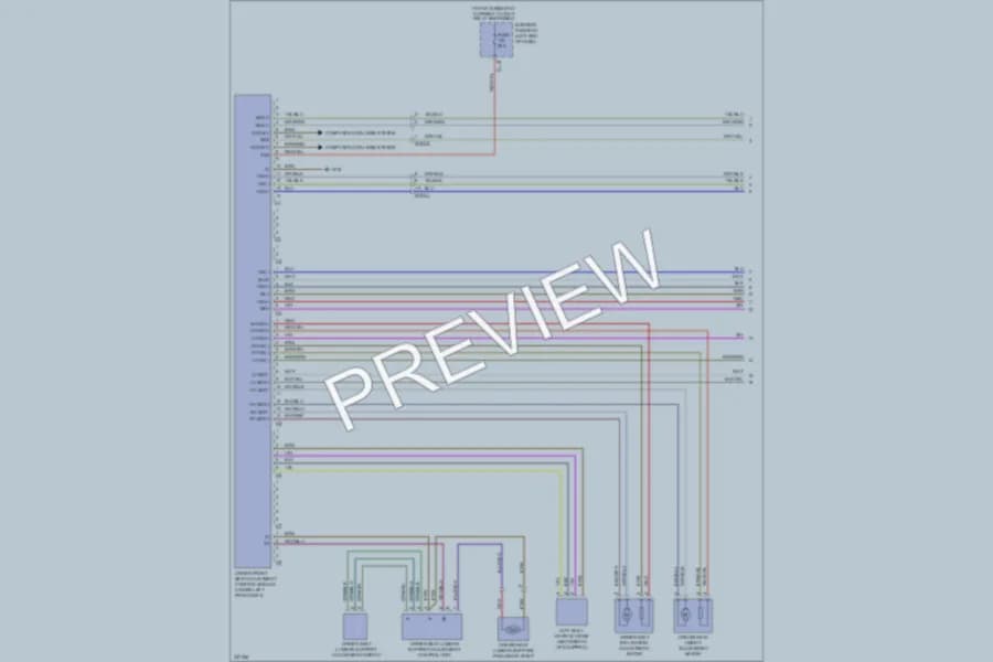 2010 MercedesBenz E350 Memory Systems wiring diagram preview