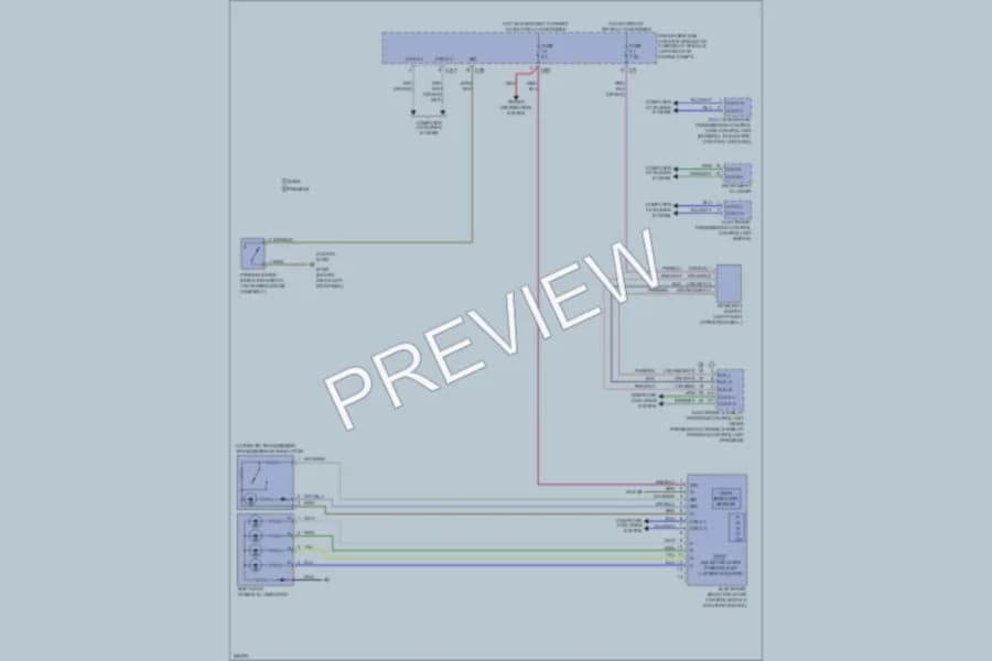 2010 MercedesBenz E350 Shift Interlock wiring diagram preview