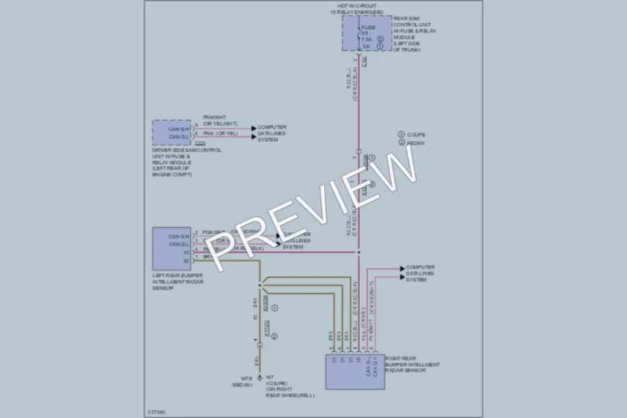 2010 MercedesBenz E550 Navigation wiring diagram preview