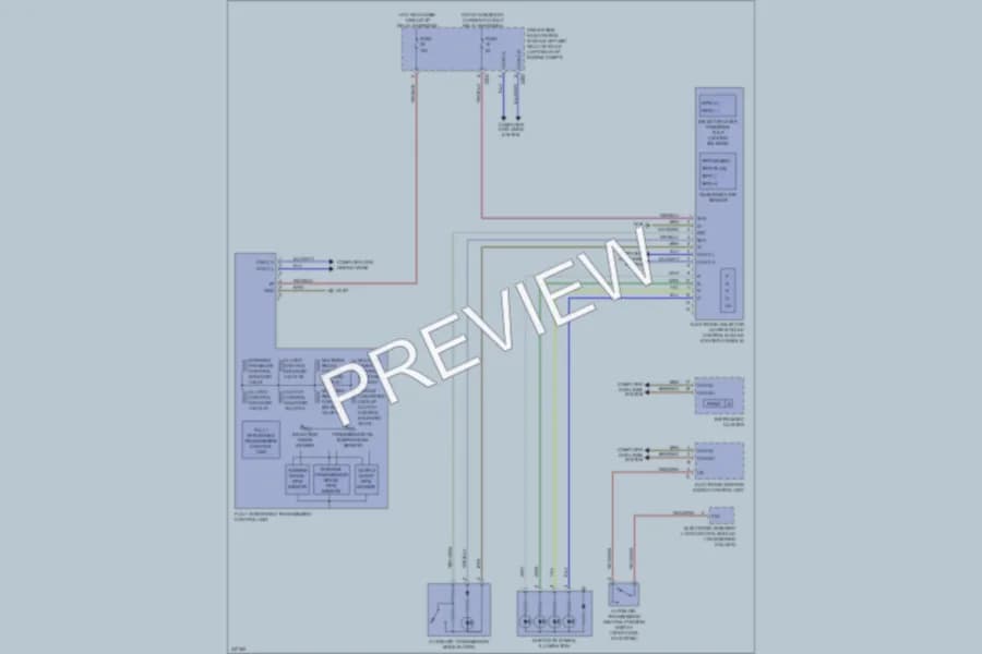 2010 MercedesBenz E550 Transmission wiring diagram preview