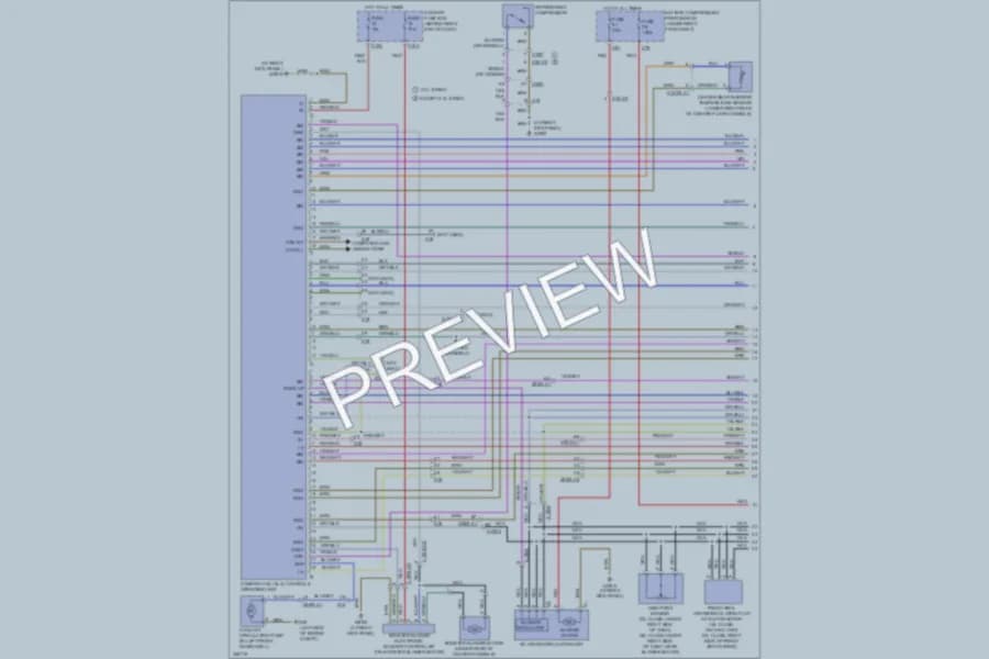 2010 MercedesBenz GL350BLUETEC Air Conditioning wiring diagram preview