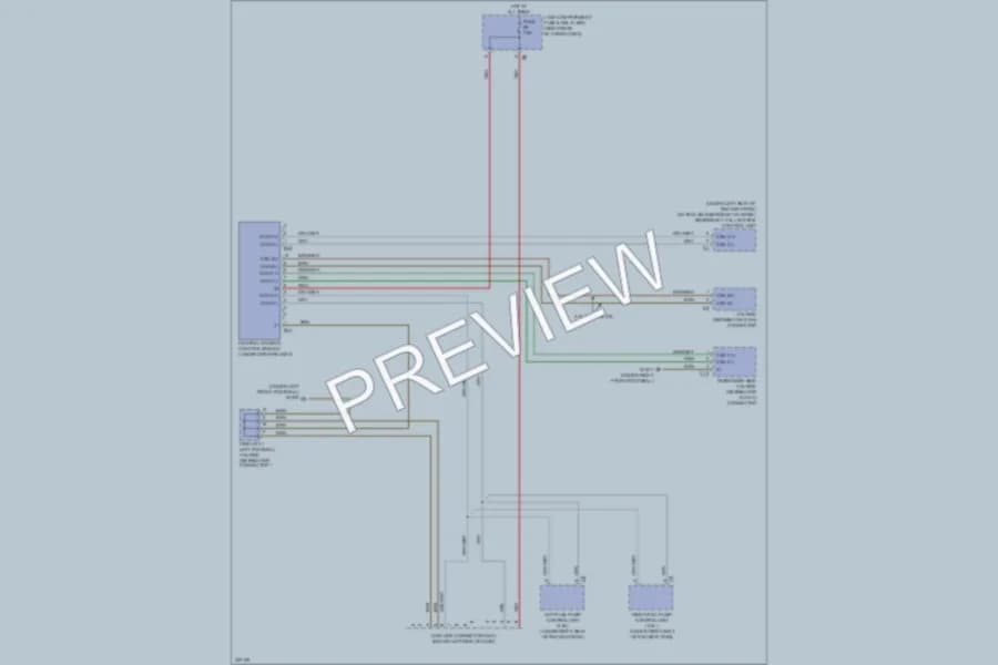 2010 MercedesBenz GL350BLUETEC Computer Data Lines wiring diagram preview
