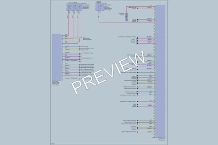 2010 MercedesBenz GL450 Body Control Modules wiring diagram preview