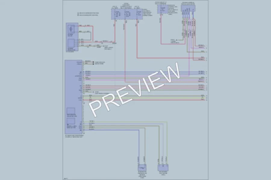 2010 MercedesBenz GLK350 Air Conditioning wiring diagram preview