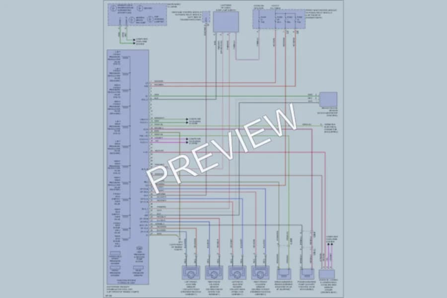 2010 MercedesBenz GLK350 Anti Lock Brakes wiring diagram preview