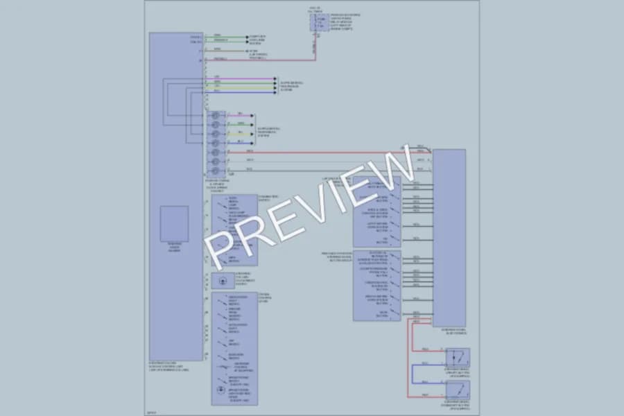 2010 MercedesBenz GLK350 Electronic Power Steering wiring diagram preview