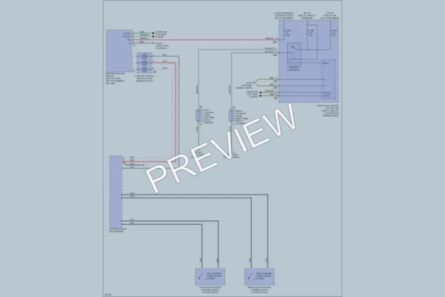 2010 MercedesBenz GLK350 Horn wiring diagram preview