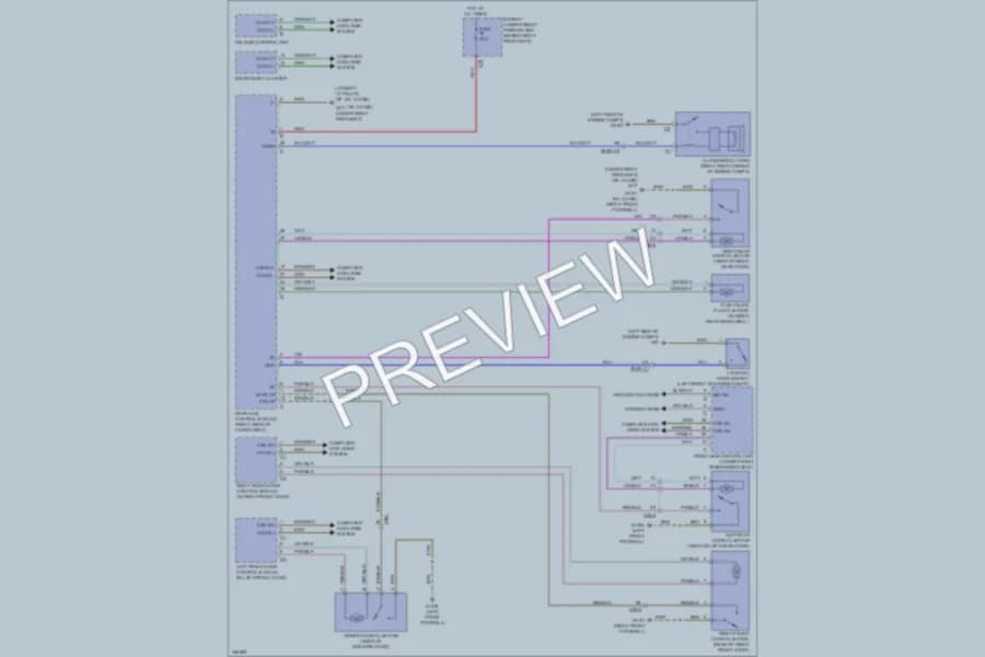 2010 MercedesBenz ML350 Anti Theft wiring diagram preview