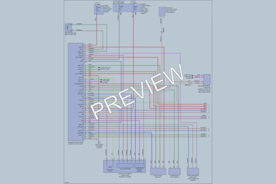 2010 MercedesBenz ML450HYBRID Anti Lock Brakes wiring diagram preview