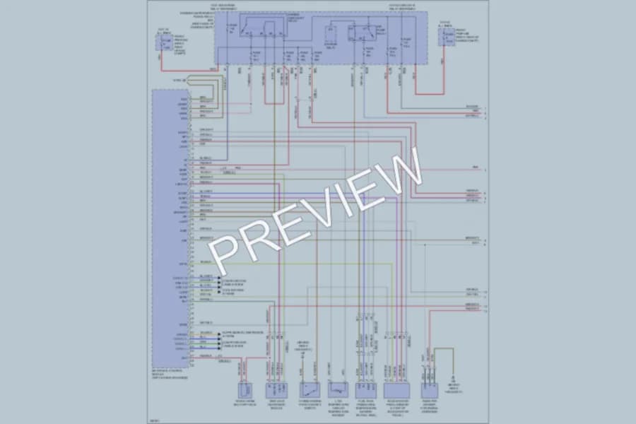 2010 MercedesBenz ML450HYBRID Engine Performance wiring diagram preview